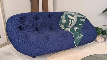 値下げ！ligne roset リーンロゼ　ソファセット　ブルー系　展示品　美品 ligne roset（リーン・ロゼ）製品 2024年6月1日からの価格改定の